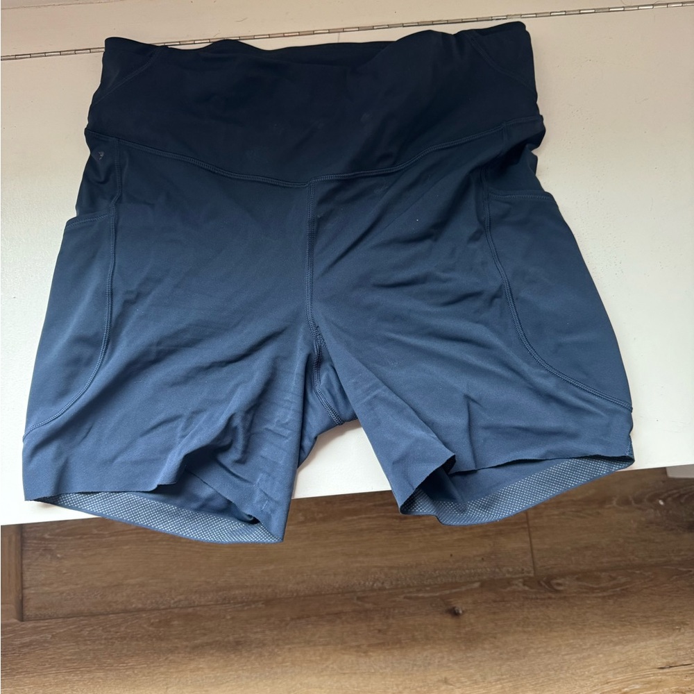 Lululemon Fast And Free Biker Shorts
